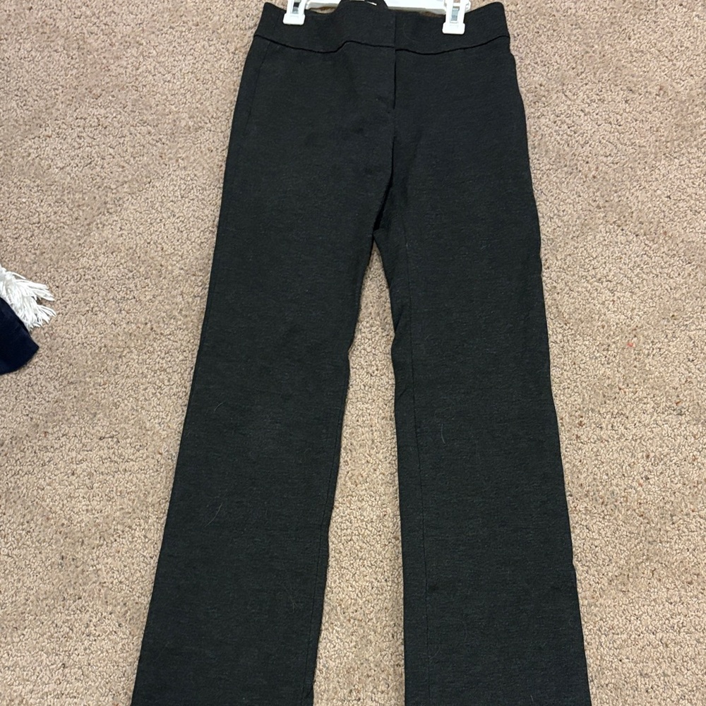 Elegant Dark Grey Flared Trousers